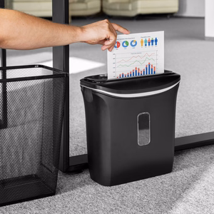 REBEL document shredder with 12 L bin