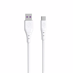 Dudao kaapeli USB USB-C 6A 1m valkoinen