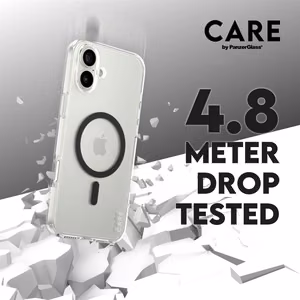 CARE by PanzerGlass Flagship suojakuori iPhone 16 Plus 6.7' musta/musta MagSafe 1347