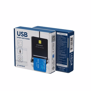 Gembird FD2-SCR – USB-älykortinlukija, musta