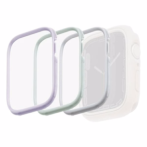 Kehys Uniq Moduo 3in1 kotelolle Apple Watch 4/5/6/7/8/SE/SE2 40/41mm - salvia, liila, valkoinen