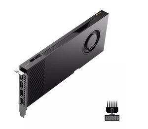 Graphics card PNY NVIDIA RTX 4000 Ada Generation, 20 GB GDDR6 160-bit,  PCIe 4.0 x16, Single Slot, 4x DP 1.4a, ATX - ATX bracket, 1x 16-pin power supply cable, small box