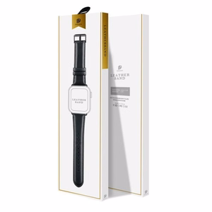 Hihna Dux Ducis Business Series Apple Watch 42/44/45/49mm musta