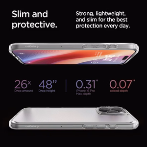 Spigen Ultra Hybrid Suojakuori iPhone 16 Pro Max:lle - läpinäkyvä