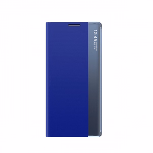New Sleep Case Samsung Galaxy S25:lle läpällä ja jalustalla - sininen