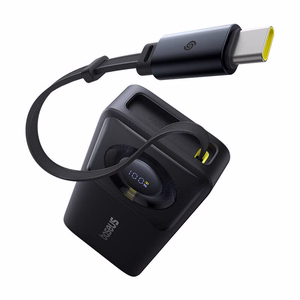 Powerbank Baseus OS Free2Pull 10000mAh 30W +kaapeli (musta)