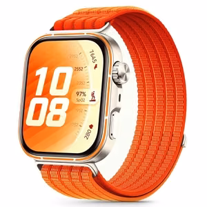 Tech-Protect nailonranneke Huawei Watch Fit 3 / 4 / 4 Pro / 5 / 5 Pro - oranssi