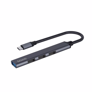 SAVIO AK-71 USB-C keskitin - 3 x USB-A 2.0, 1 x USB-A 3.0, 4-in-1, 5 Gbps