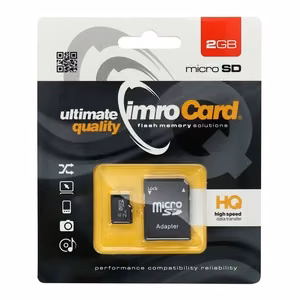 Muistikortti 2GB microSDHC cl. 6 + adapteri