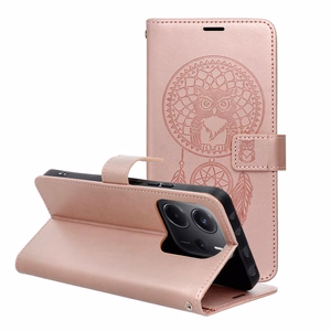 MEZZO Book Suojakuori XIAOMI Redmi Note 15 PRO 5G:lle dreamcatcher rose gold