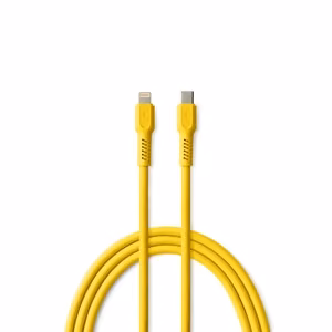 COLORUM kaapeli USB-C - Lightning 1,8m 2,4A CK12-CL-05 xYellow