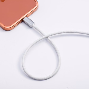 Kaapeli USB-C - USB-C Forcell F-Energy QC4.0 PD 3A 60 W Cafule Flat 1,2 m CCFN23 valkoinen
