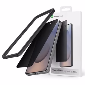 AmazingThing TITAN Vision 7 Matte Privacy Karkaistu lasi Samsung S26 Ultra -puhelimelle