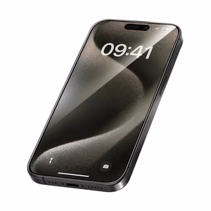Benks Karkaistu lasi Arc Shield Full Coverage (GA61) iPhone 15 Pro:lle musta
