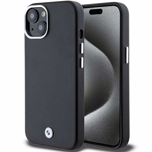 BMW Signature Wrapped Metal MagSafe Suojakuori iPhone 15 / 14 / 13:lle - musta