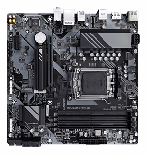 Emolevy Gigabyte B650M D3HP, AMD Ryzen 9000 -sarjan prosessorit, 5+2+2-vaiheinen VRM, jopa 7600 MHz DDR5 (OC), 2xPCIe 4.0 M.2, 2,5GbE LAN, USB 3.2 Gen 1