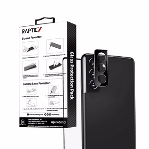 Raptic Glass 2-in-1 protection kit for Samsung Galaxy S22+: 9H screen protector and camera-lens protector