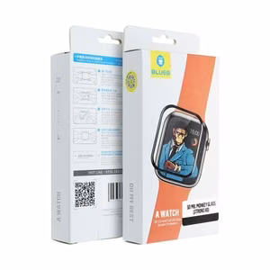 5D Mr. Monkey suojalasi - Apple Watch SE / SE 2 / SE 3 44MM musta (Strong HD)