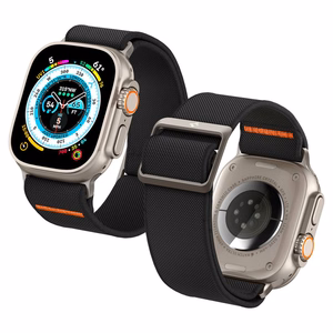 Spigen Fit Lite Ultra Strap for Apple Watch 4/5/6/7/8/9/SE/Ultra (42/44/45/49 mm) - Black