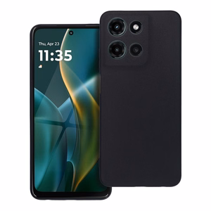 Matt musta Suojakuori Motorola G Play 2025:lle