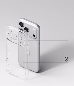Ringke Fusion suojakuori malleille iPhone 18 Pro / 17 Pro, läpinäkyvä