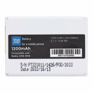 Akku Nokia 3310 / 3510:lle 1200 mAh Blue Star