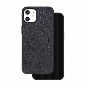 Kiiltävä ohut magneettinen suojakuori iPhone 11 musta