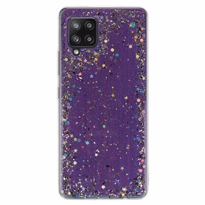 Brilliant Clear Suojakuori Samsung Galaxy A42 5G:lle - violetti