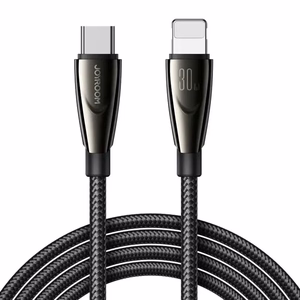 Joyroom Pioneer Series SA31-CL3 USB-C / Lightning 30W 1.2m kaapeli - musta