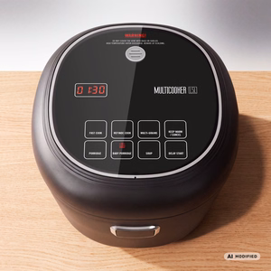 TEESA-matkakäyttöinen monitoimikeitin ja riisinkeitin, 2 l, 12–24 V / 230 V, 350 W