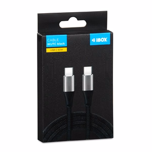iBOX IKUTC USB-C-kaapeli 60W 2 m, musta