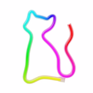 Neon-LED RGB-kissavalaisin FLRN03 + kaukosäädin Forever Light
