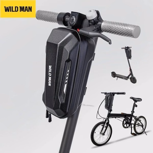WILDMAN matkalaukku skootterille, vedenpitävä, 2L, GD9, musta