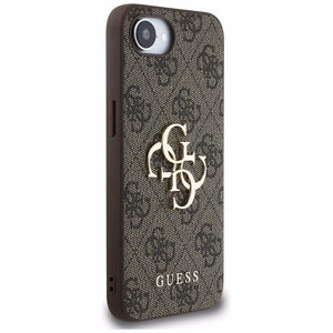 Guess Suojakuori iPhone 16e:lle (SE 4 2025) GUHCPSE44GMGBR (4G PU Big Logo) - Ruskea