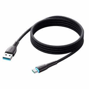 Joyroom Starry Series SA32-AC3 3A USB-A / USB-C kaapeli 1m - musta