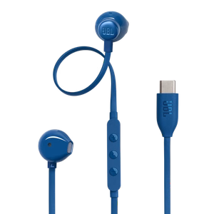 Langalliset kuulokkeet USB C JBL 305C sininen