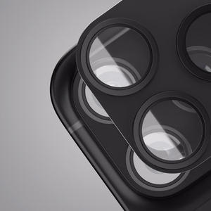 Etteri full camera lens guard for iPhone 17 Pro Max black