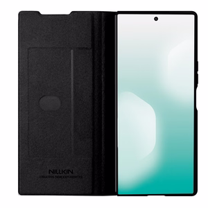 Nillkin Qin Pro Suojakuori Samsung Galaxy Z Fold 7:lle S Pen -tilalla - Musta