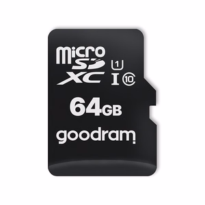 GoodRam muistikortti 64GB microSDHC cl. 10 UHS-I + sovitin + kortinlukija