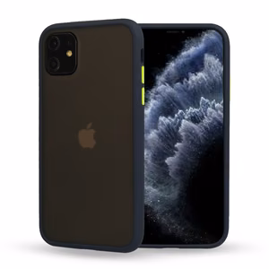Vennus Color Button Bumper for Samsung Galaxy A20S Navy