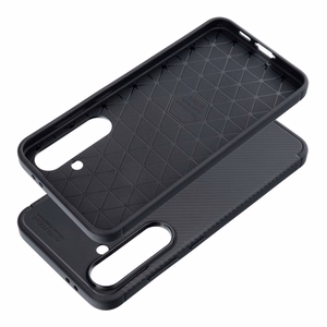 Suojakuori Samsung S24 FE:lle Carbon Premium musta