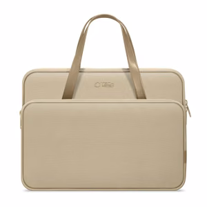 Tech-Protect kantolaukku 15-16 tuuman kannettavalle tietokoneelle - beige