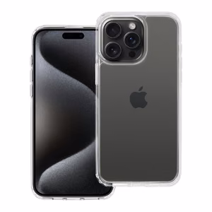 Suojakuori iPhone 15 Pro:lle Super Clear Hybrid läpinäkyvä