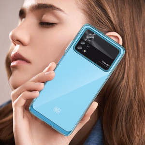 Outer Space Kotelo Xiaomi Poco X4 Pro 5G kansi joustava kehys musta
