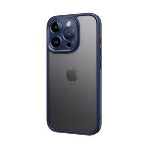 Rock Guard Touch Matte Series Suojakuori iPhone 16 Pro Max:lle sininen