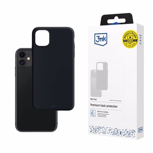 Apple iPhone 11 - 3mk Matt Case musta