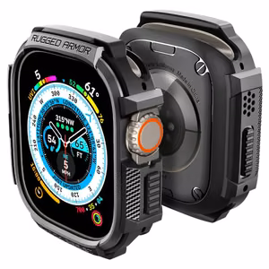 Spigen Rugged Armor Case for Apple Watch Ultra (49mm) - Matte Black