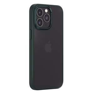 Comma Joy Elegant -kuori iPhone 15 Plus tummanvihreä