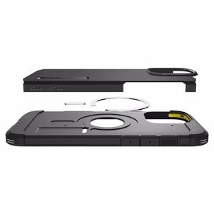 Spigen Tough Armor T MagSafe Suojakuori iPhone 16 Pro Max -puhelimelle - musta