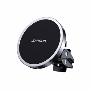 Joyroom Magneettinen Autopidike Qi Langaton Induktiivinen Laturi 15W (MagSafe-yhteensopiva iPhonelle) musta (JR-ZS240)